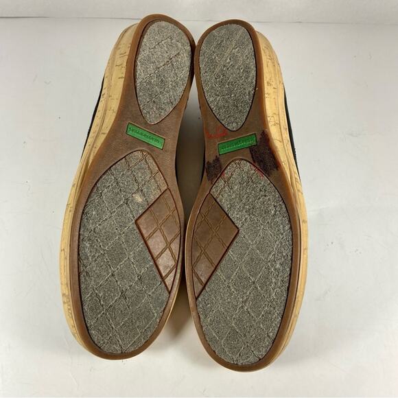 Grasshoppers Black Flats with Tan Sole - Picture 10 of 10